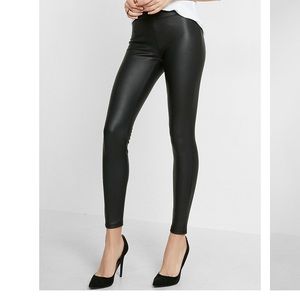Express Faux leather leggings size S